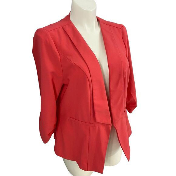 Torrid Blazer Womens 2X Orange Jacket Work Office Minimalist Basic Capsule - Picture 12 of 15